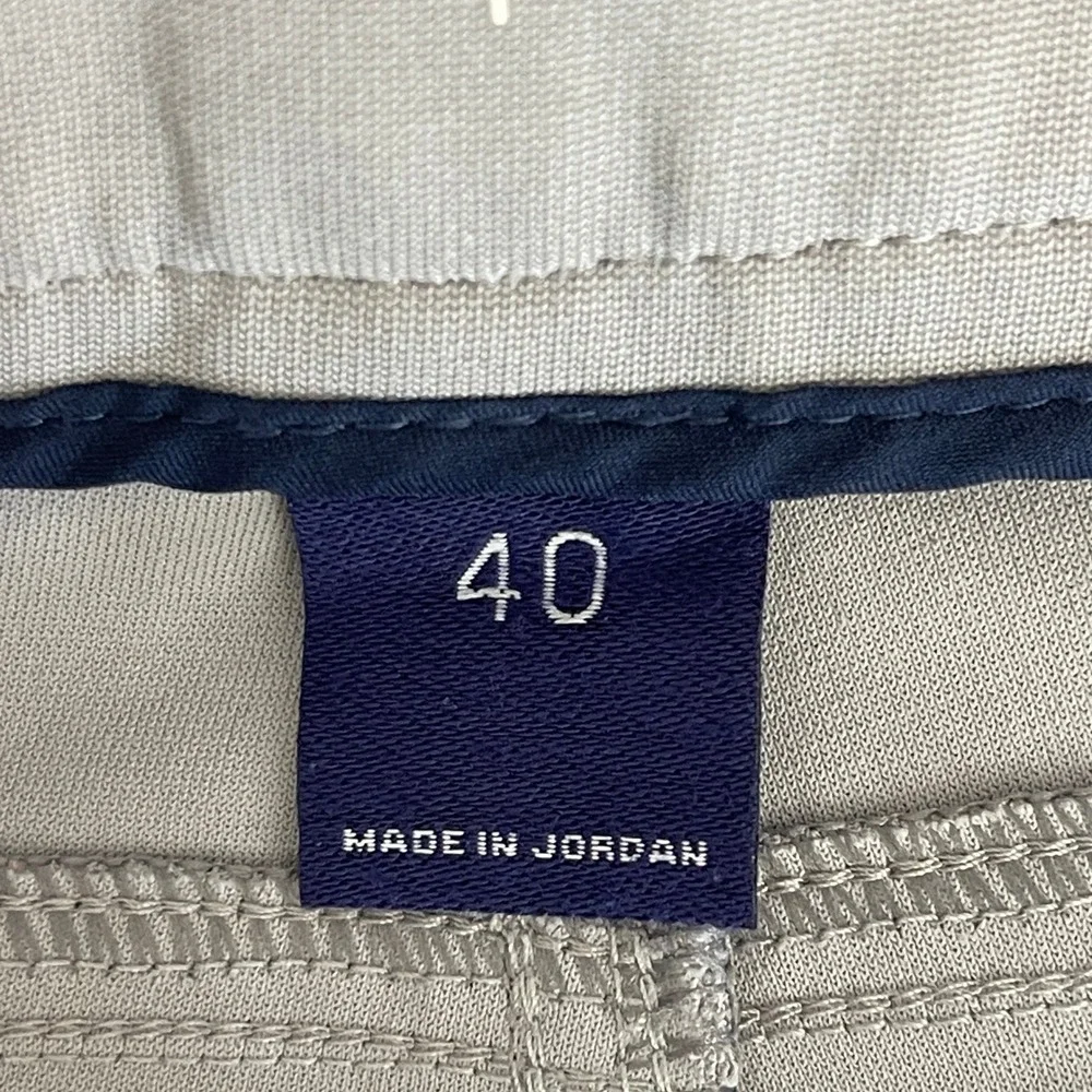 johnnie-O Cross Country Performance Golf Pants Mens 40x30 Gray Casual Wicking‎